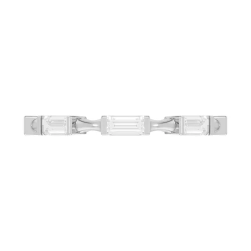 Minimalist Baguette Cut Diamond Ring Front View